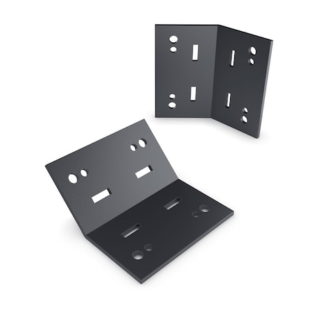 Ozco Ozco 56616 6-Inch Flush Inside 45-Degree Plate Connector (2 Per Pack) 56616